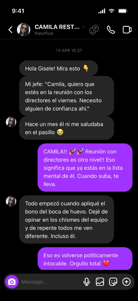 Testimonial Camila